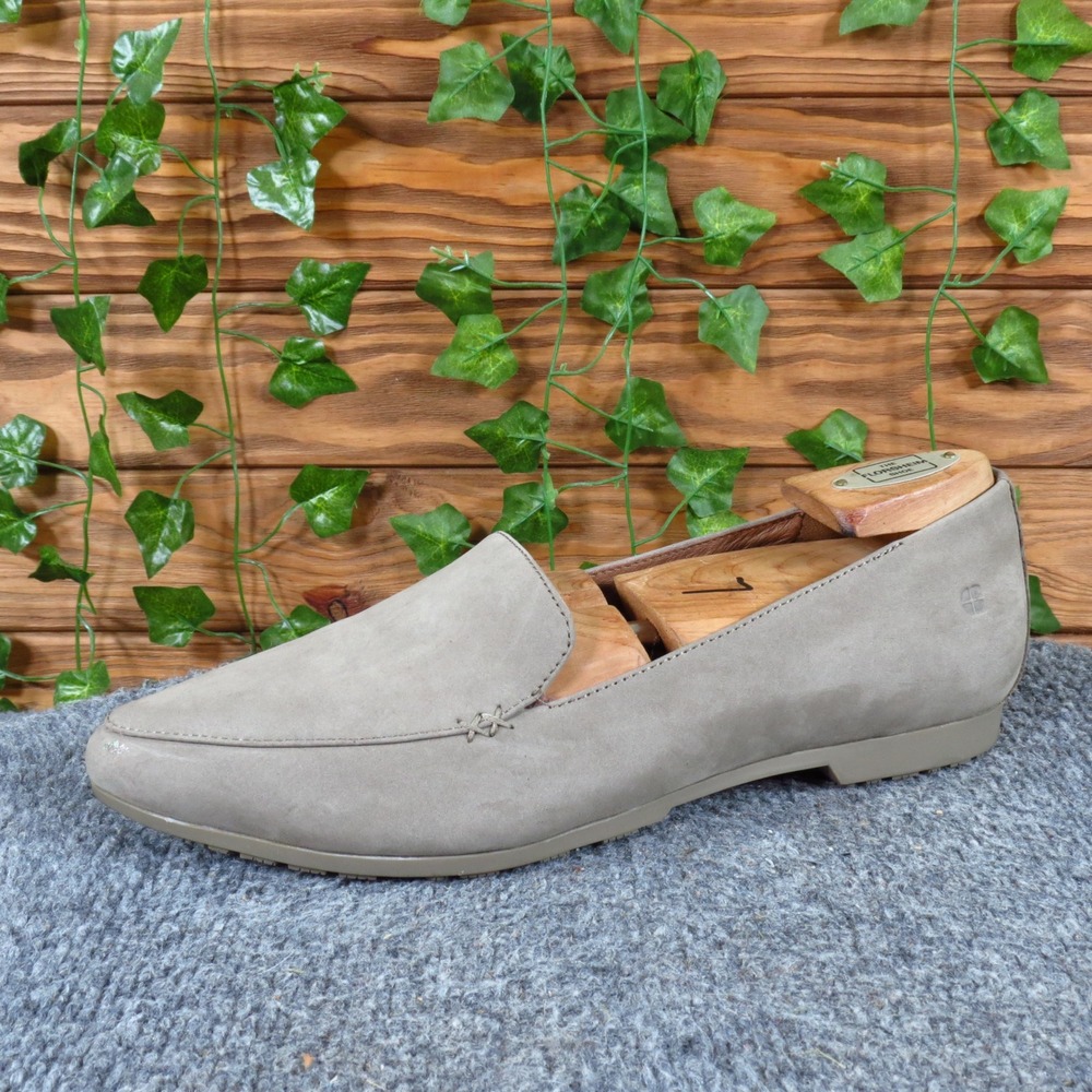 Shoes For Crews Loren Womens Flat Size 9 Work Slip Resistant Gray Leather